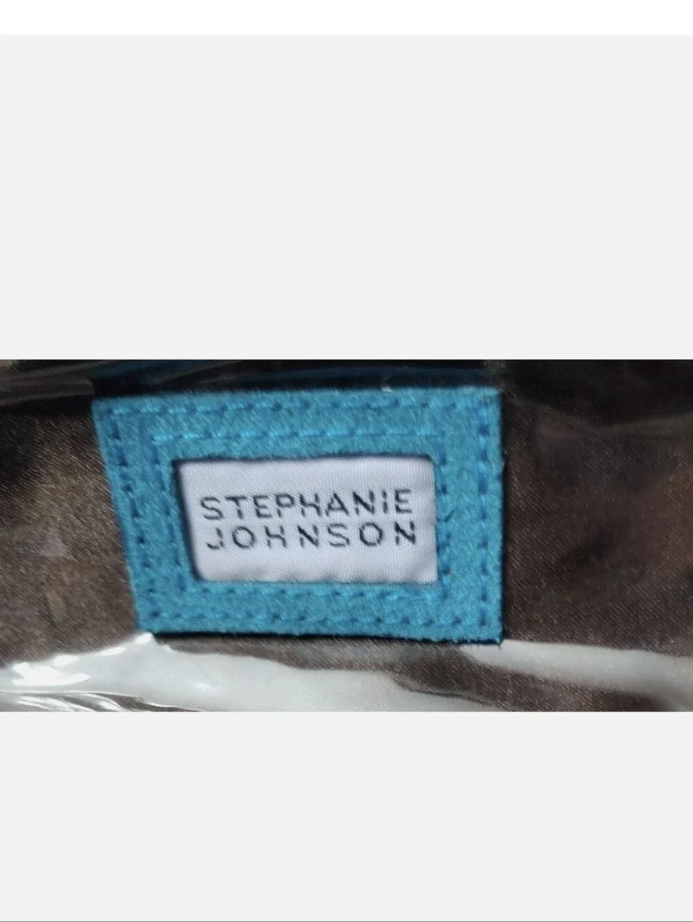 Exclusive Stephanie Johnson Brown Faux Mink Fur Jewelry/Makeup Clutch Travel Bag